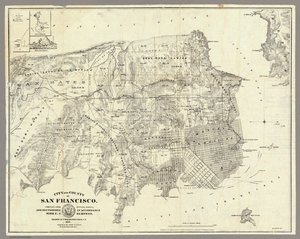Stad San Francisco - 1861 door Unbekannt Unbekannt